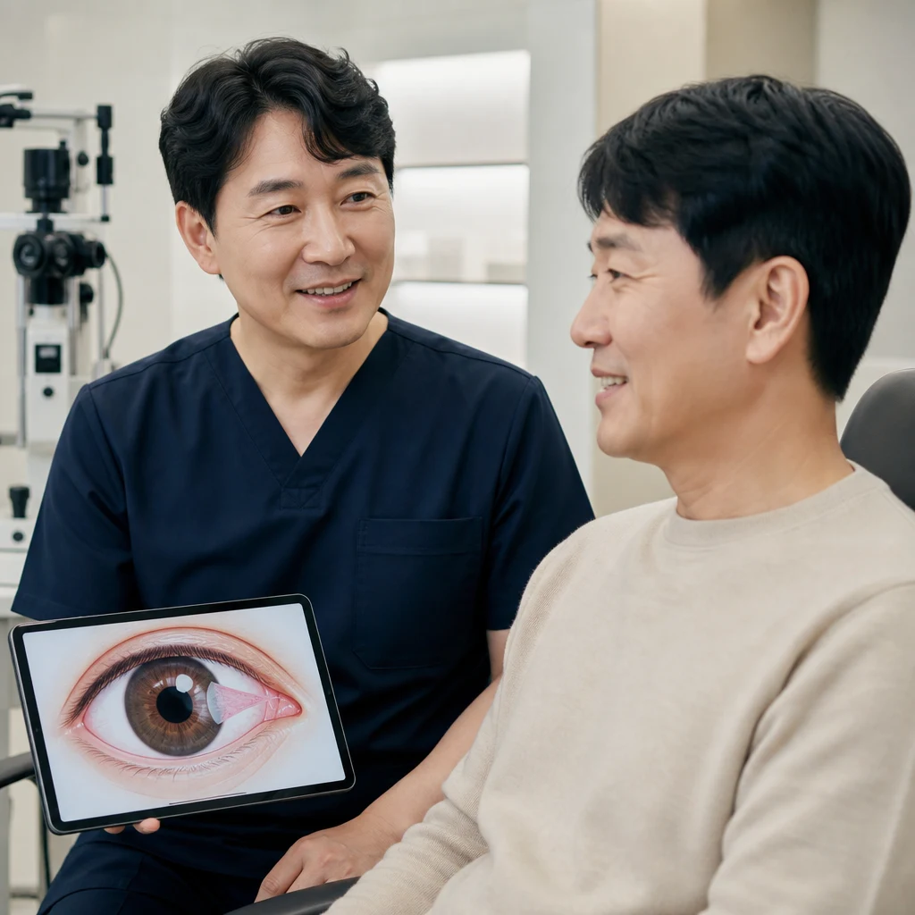 독수리눈안과의 익상편수술 안전성은?