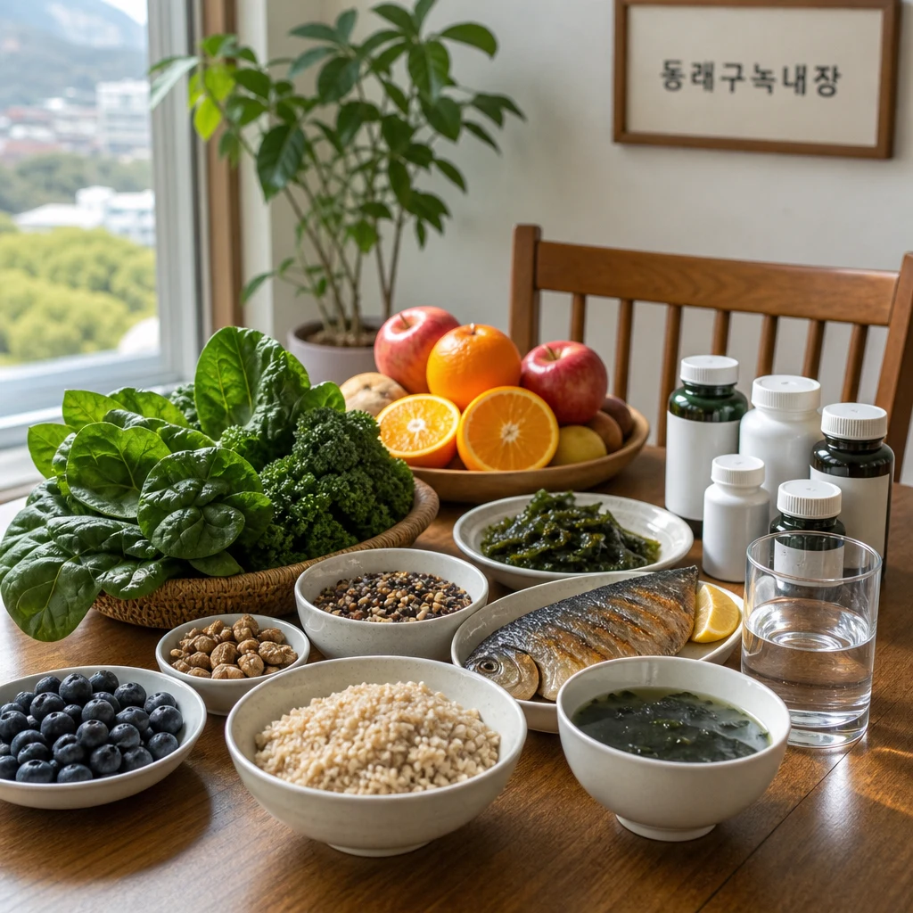녹내장 예방을 위한 영양제나 음식 추천 부탁드립니다