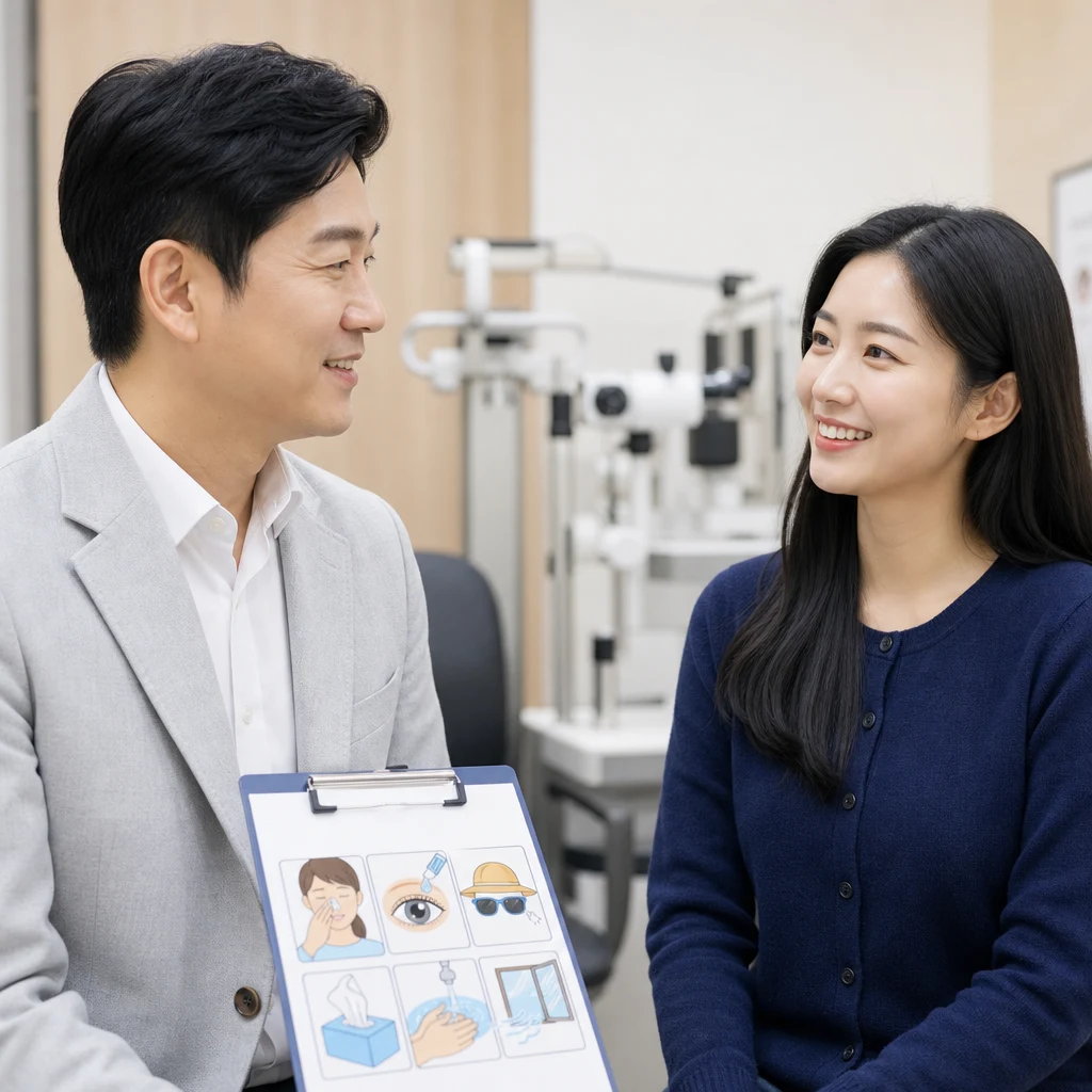 일상에서 알러지성결막염 예방하는 법